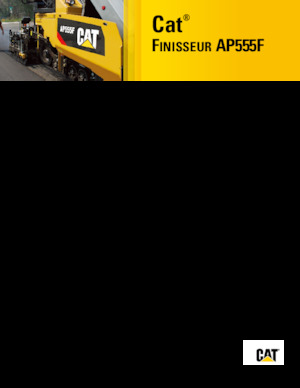 Tracked Asphalt Pavers Caterpillar AP555F