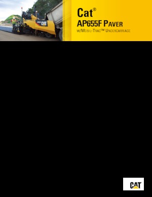Tracked Asphalt Pavers Caterpillar AP655F