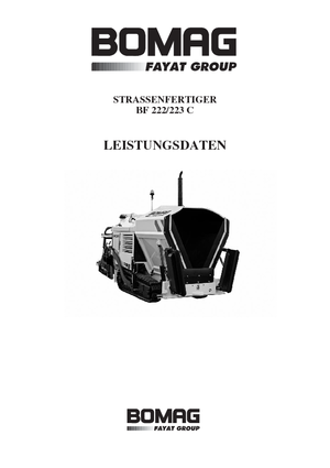 Paletli asfalt zemin kaldırıcıları Bomag BF 223 C