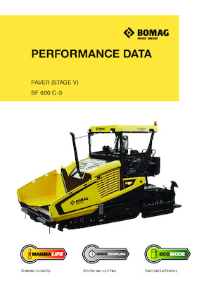 Tracked Asphalt Pavers Bomag BF 600 C 3 S 600