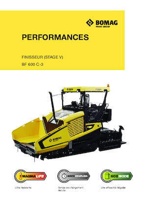 Tracked Asphalt Pavers Bomag BF 600 C 3 S 600