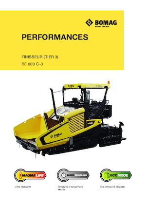 Tracked Asphalt Pavers Bomag BF 800 C 3 S 600
