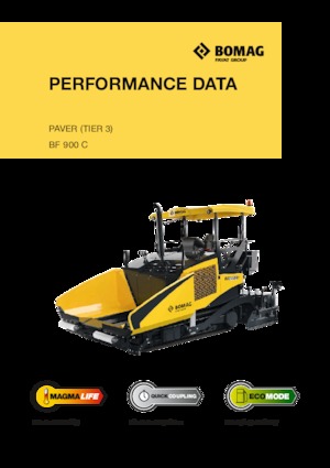 Tracked Asphalt Pavers Bomag BF 900 C S 500