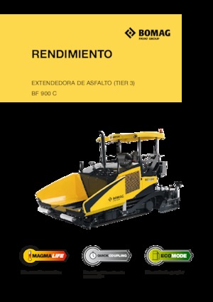 Tracked Asphalt Pavers Bomag BF 900 C S 500