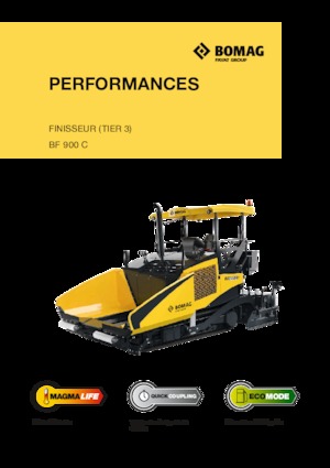 Tracked Asphalt Pavers Bomag BF 900 C S 500