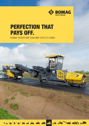 Tracked Asphalt Pavers Bomag BMF 2500 S FLEXMIX