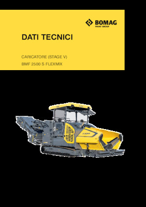 Tracked Asphalt Pavers Bomag BMF 2500 S FLEXMIX