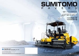 Paletli asfalt zemin kaldırıcıları Sumitomo HA60C-8
