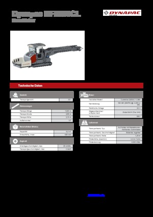 Tracked Asphalt Pavers Dynapac MF2500CL
