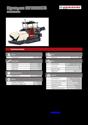 Paletli asfalt zemin kaldırıcıları Dynapac MF2500CS