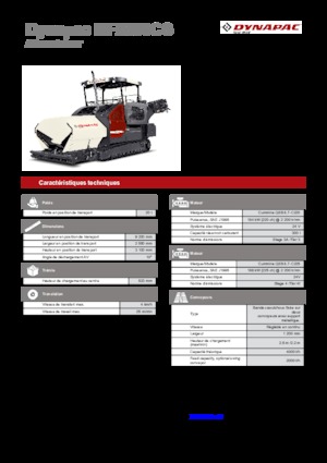 Paletli asfalt zemin kaldırıcıları Dynapac MF2500CS