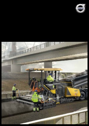 Tracked Asphalt Pavers Volvo P4820D ABG 