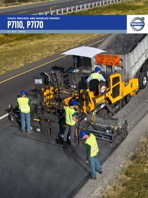 Tracked Asphalt Pavers Volvo P 7110