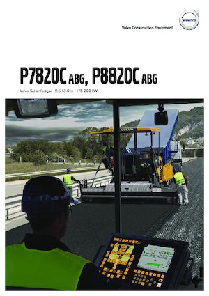 Tracked Asphalt Pavers Volvo P8820C ABG