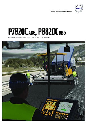 Tracked Asphalt Pavers Volvo P8820C ABG