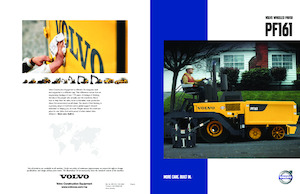Tracked Asphalt Pavers Volvo PF161