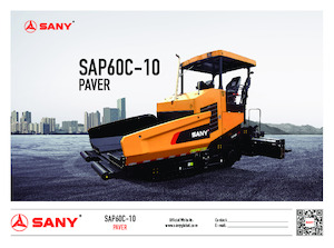 Tracked Asphalt Pavers Sany SAP60C-10