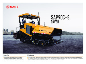 Tracked Asphalt Pavers Sany SAP90C-8 