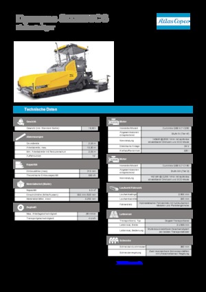 Paletli asfalt zemin kaldırıcıları Dynapac SD 2500 CS