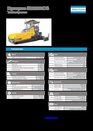 Paletli asfalt zemin kaldırıcıları Dynapac SD 2500 CS
