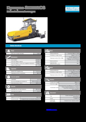 Paletli asfalt zemin kaldırıcıları Dynapac SD 2500 CS