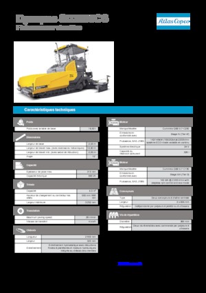 Paletli asfalt zemin kaldırıcıları Dynapac SD 2500 CS