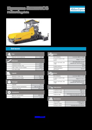 Paletli asfalt zemin kaldırıcıları Dynapac SD 2500 CS