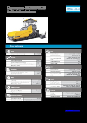 Paletli asfalt zemin kaldırıcıları Dynapac SD 2500 CS