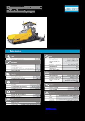 Tracked Asphalt Pavers Dynapac SD 2550 C