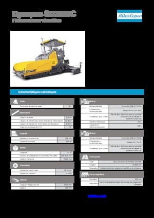 Tracked Asphalt Pavers Dynapac SD 2550 C