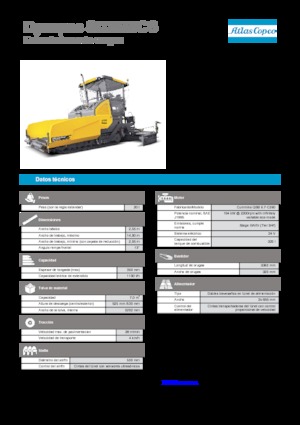 Paletli asfalt zemin kaldırıcıları Dynapac SD 2550 CS
