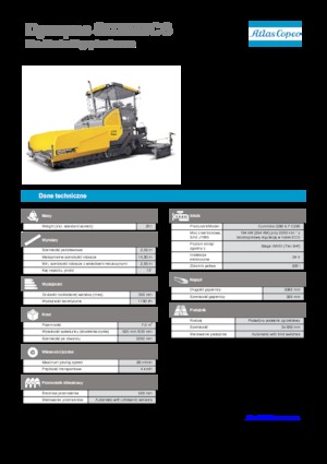 Paletli asfalt zemin kaldırıcıları Dynapac SD 2550 CS