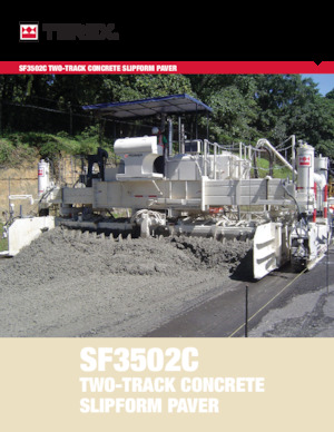 Tracked Asphalt Pavers Terex SF3502C