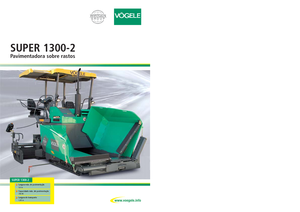 Tracked Asphalt Pavers Vögele Super 1300-2