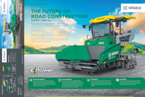 Tracked Asphalt Pavers Vögele SUPER 1300-5e