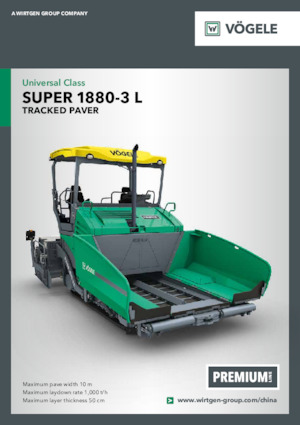 Tracked Asphalt Pavers Vögele SUPER 1880-3 L