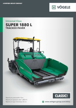 Tracked Asphalt Pavers Vögele SUPER 1880 L