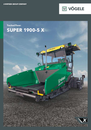Paletli asfalt zemin kaldırıcıları Vögele SUPER 1900-5 X