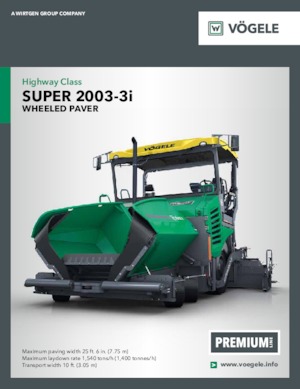 Tracked Asphalt Pavers Vögele Super 2000-3