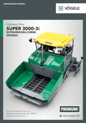 Tracked Asphalt Pavers Vögele Super 3000-3i