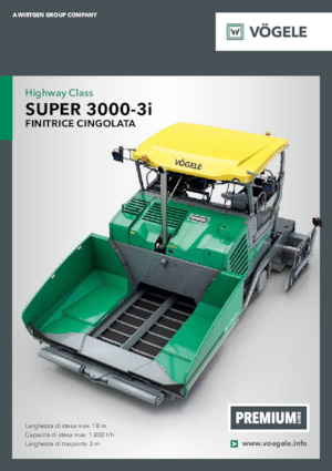 Tracked Asphalt Pavers Vögele Super 3000-3i