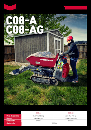 Tracked Dumpers Yanmar C08-A HI TIP 