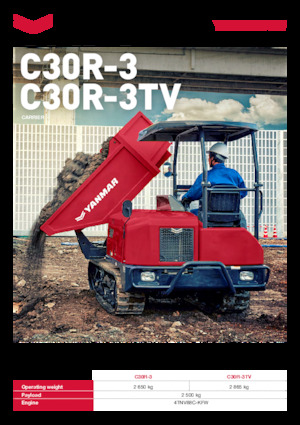 Tracked Dumpers Yanmar C30R-3 
