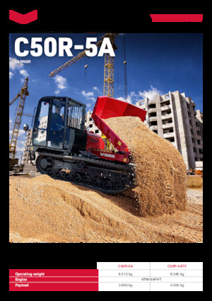 Tracked Dumpers Yanmar C50R-5A  