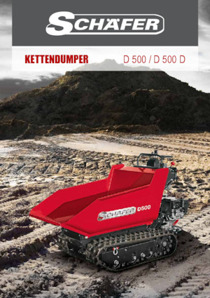 Tracked Dumpers SCHÄFER D 500  