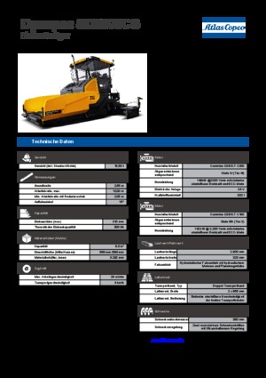Tracked Asphalt Pavers Dynapac SD 2500 CS