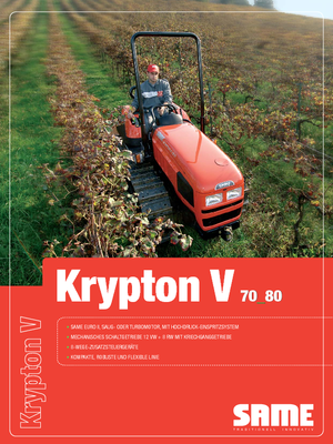 Track tractors SAME Krypton 80