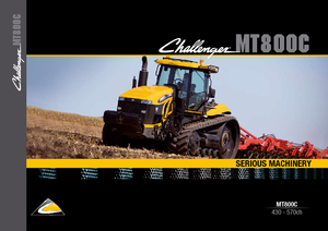 Track tractors Challenger MT845 C