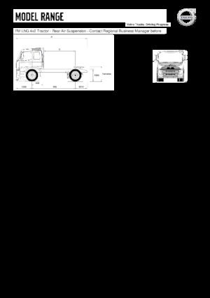 Tarktör parçaları Volvo Trucks FM11.330 6x2 Tractor Low Lite Pusher