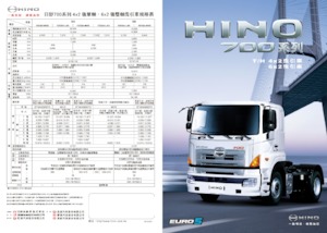 Tarktör parçaları Hino 700 SR 1EKSA-MXD 6x2